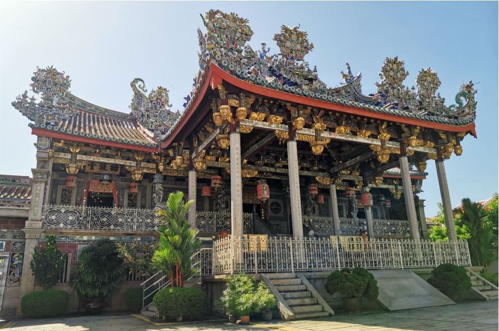 Eye-catching exterior of Khoo Kongsi temple near Sunway Hotel Georgetown