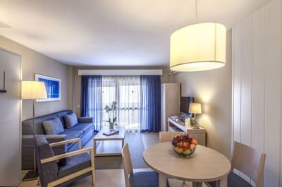 Los Amigos Beach Club Studio Living Room Refurbished