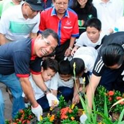 Planting campaign near The Federal Kuala Lumpur
