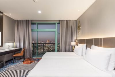 Interior of Club Room River View at Chatrium Hotel Bangkok