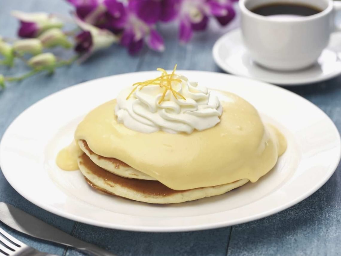 Hawaiian Pancakes & Lilikoi Syrup Waikiki Resort Hotel Recipe