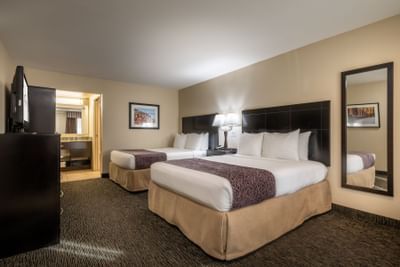 Premiere room with two beds at Hotel Grand Legacy Park Anaheim.