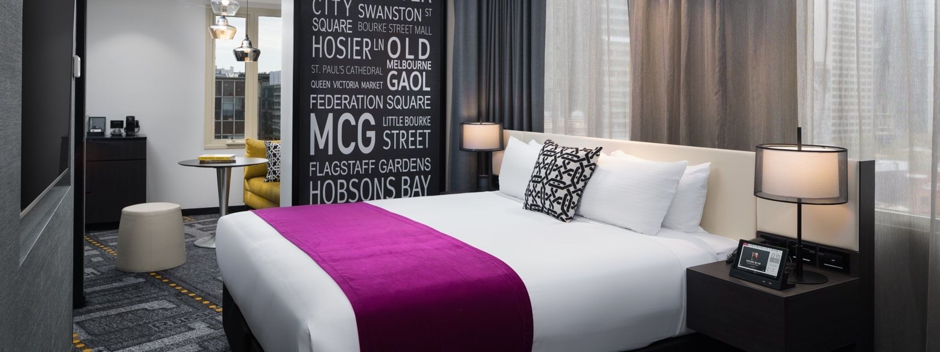 Premium Deluxe Room with king bed at Pullman Melbourne CBD