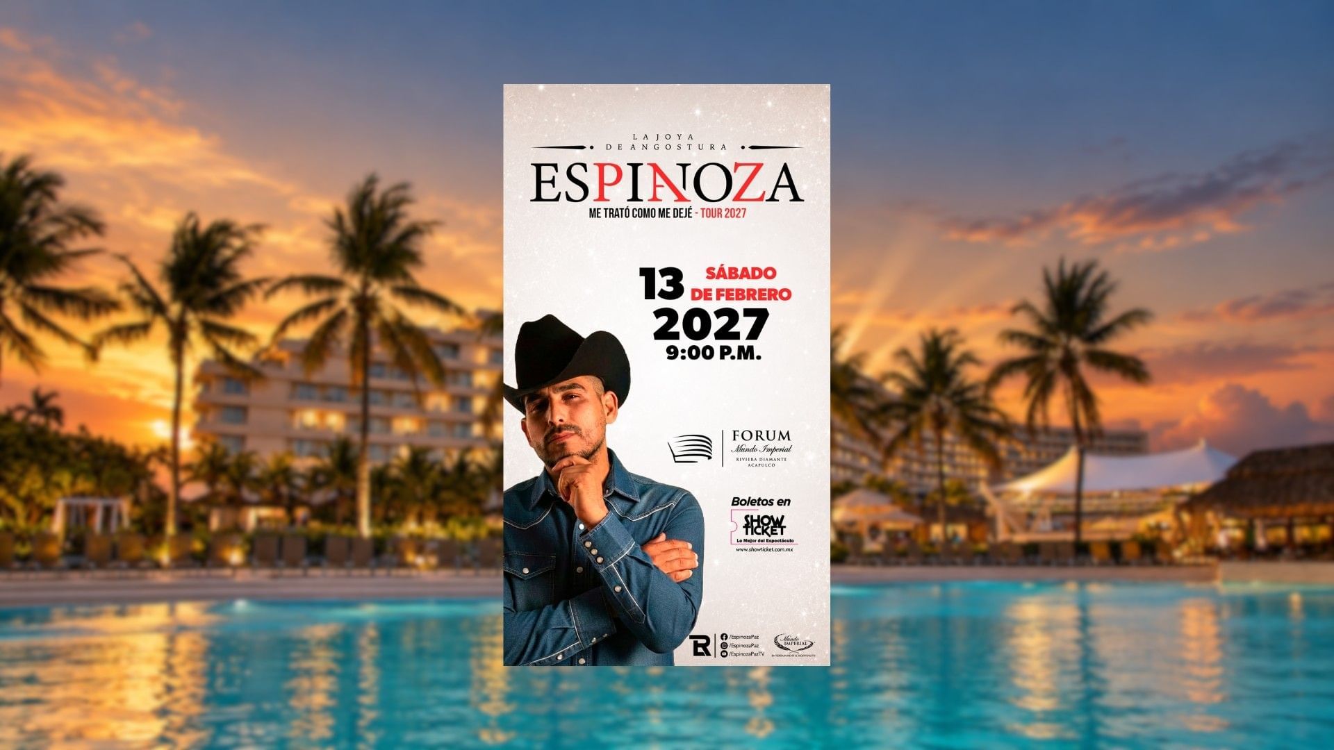Hospedaje + Concierto Espinoza Paz 