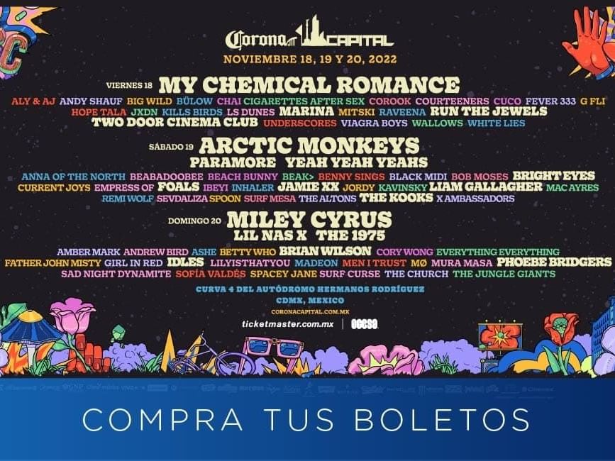 Poster of Corona Capital Festival at Fiesta Americana