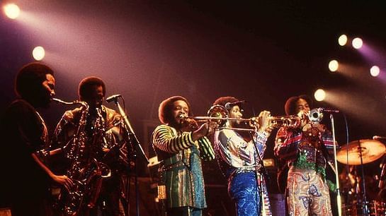 Earth, Wind, & Fire performing 