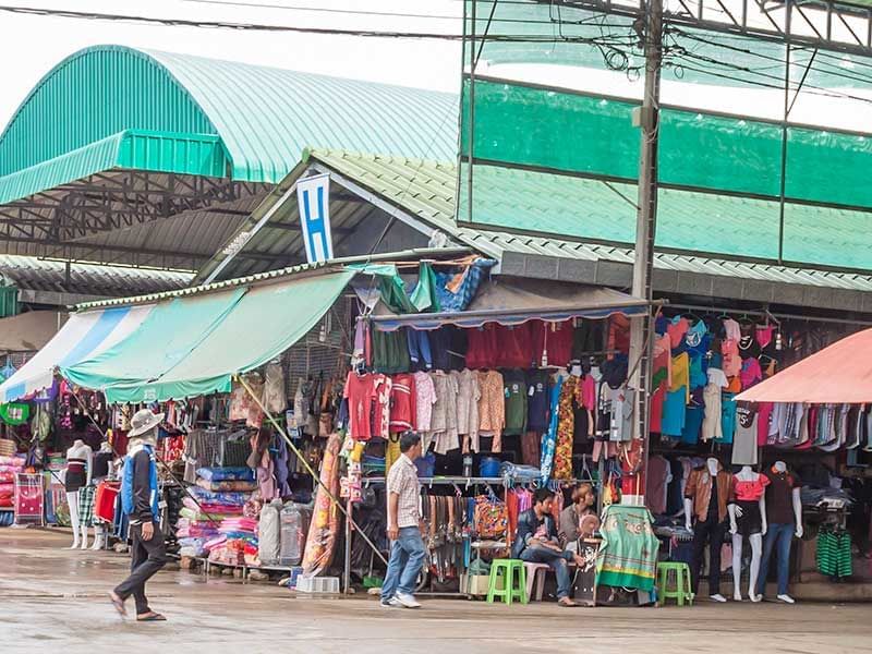 Ban Laem-Cambodian Border Market near Chatrium Golf Resort