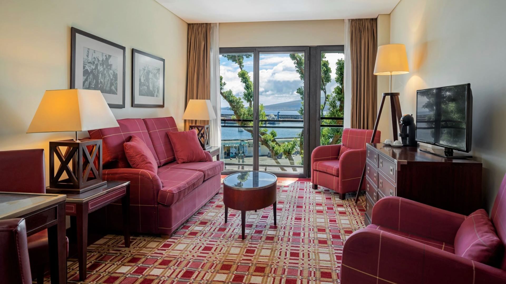 Iconic living space in a Suite at Bensaude Hotels Collection