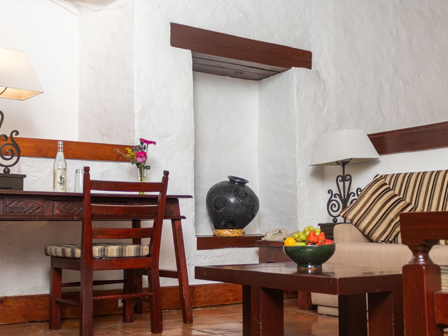 Sala de estar de Suite Gobernador King en Quinta Real Oaxaca en Oaxaca de Juárez