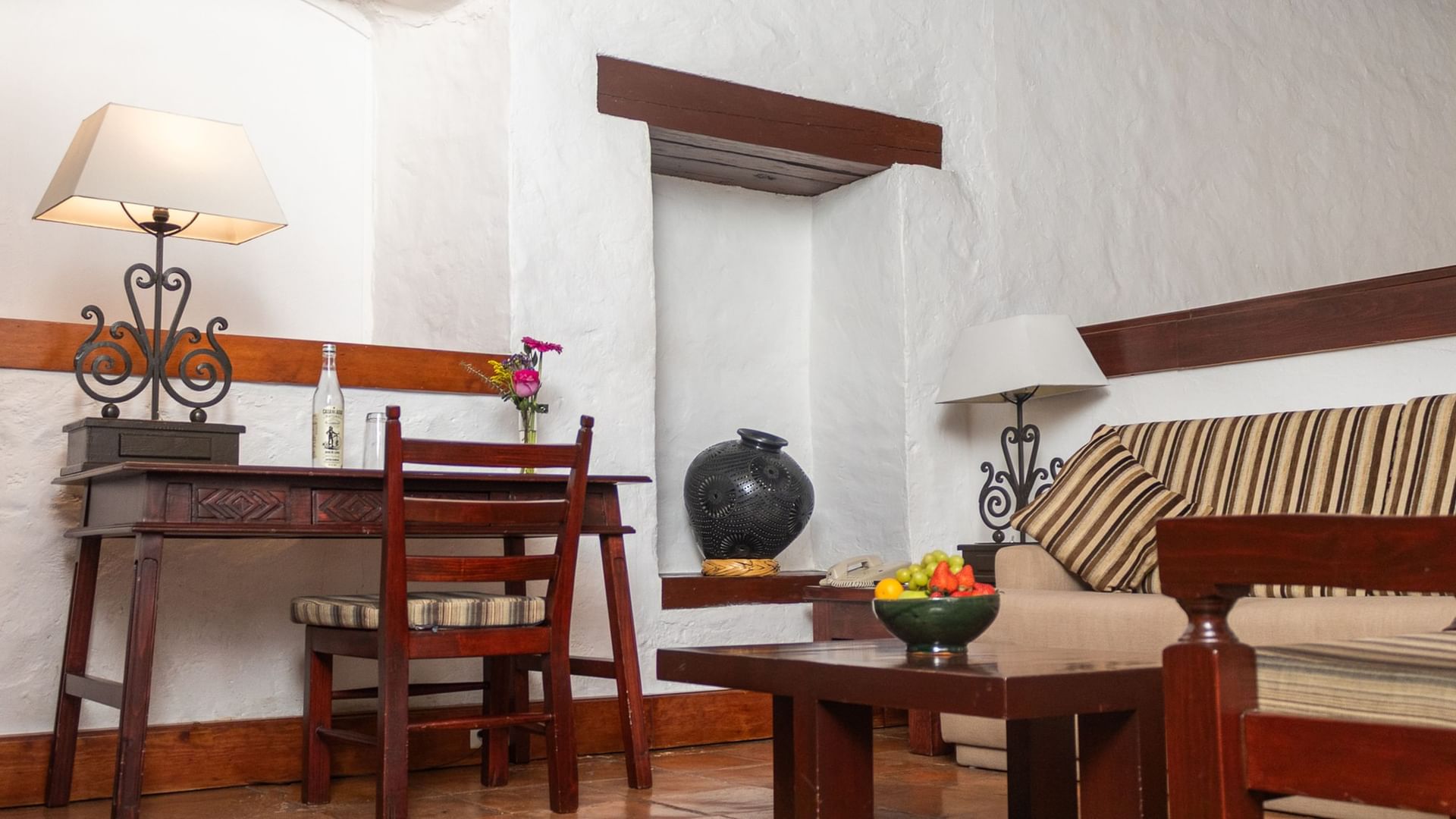 Sala de estar de Suite Gobernador King en Quinta Real Oaxaca en Oaxaca de Juárez