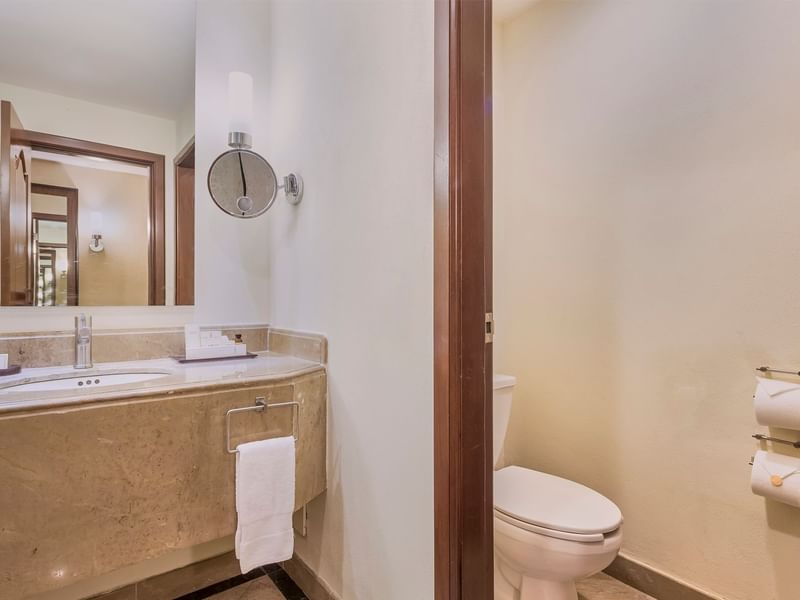 Master Suite, 1 King bathroom vanity at Fiesta Americana Hotels