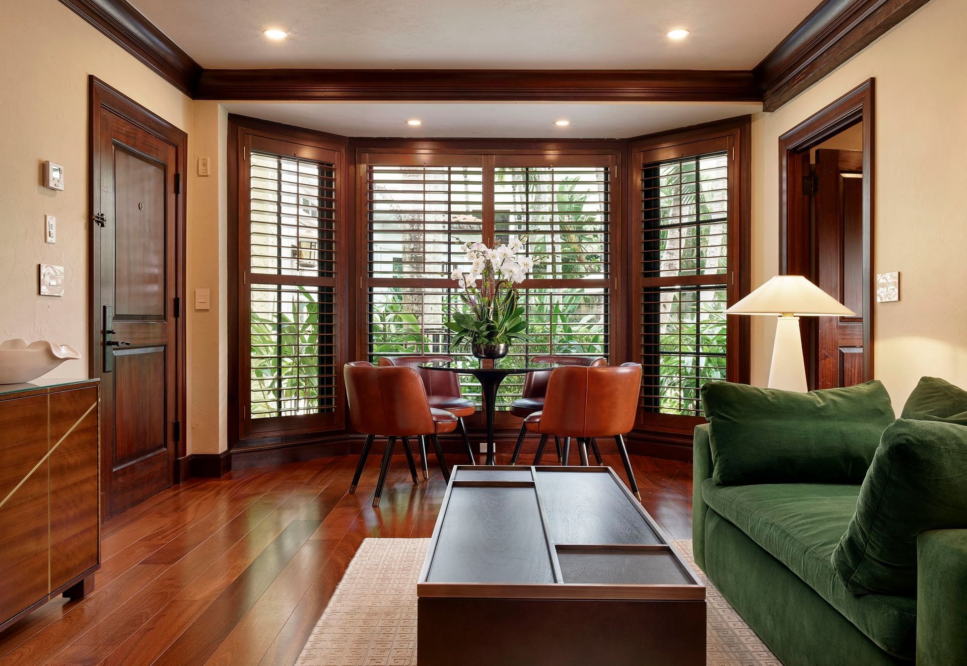 The living area of Luxury 3 Bedroom Suite at Brazilian Court