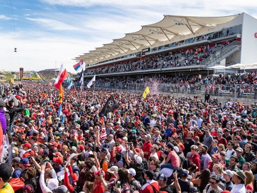 Crowd at Circuit of the Americas
racing track near Austin Condo