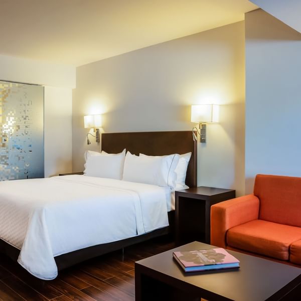 Executive Room with a king bed & sofa at Fiesta Inn