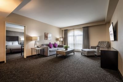 Legacy Suite living area at Grand Legacy at The Park Anaheim