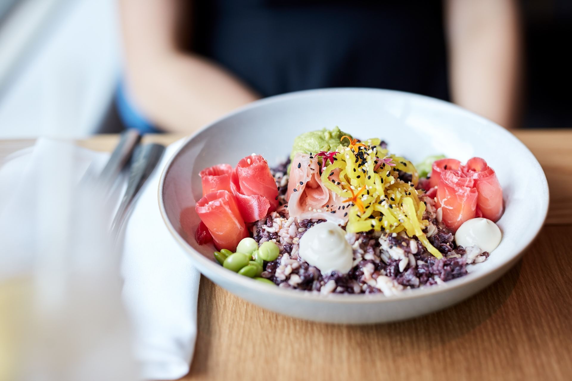 A Delicious plate of food in Novotel Cairns Oasis Moku Bar + Grill