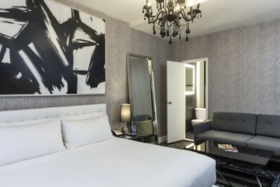 Square Hotel NYC King Deluxe Guest Room with Sofa
