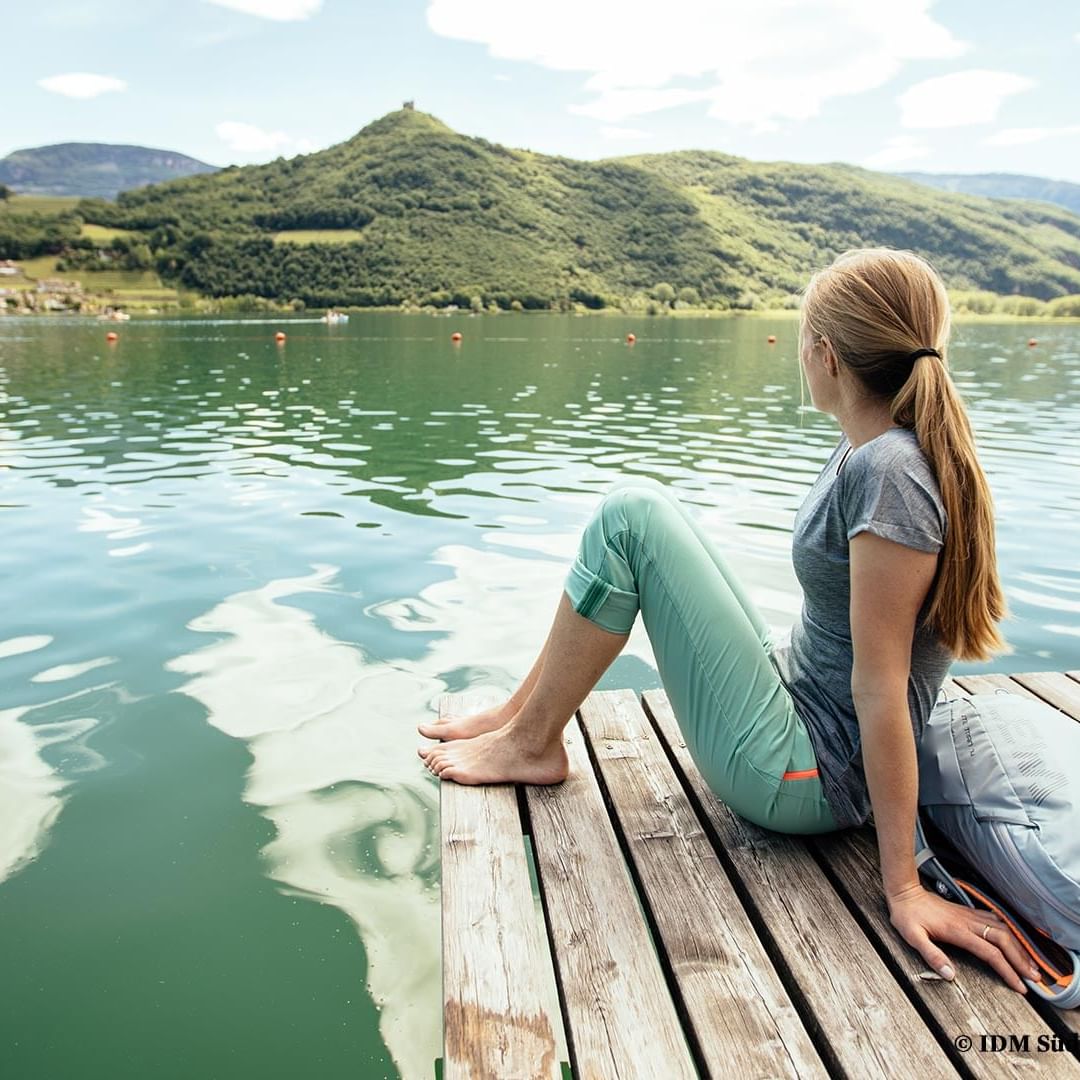 Swimming in Lake Kaltern