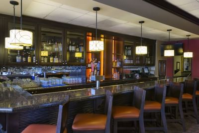 Comfort Zone Bar & Grille counter at Rosen Inn Lake Buena Vista