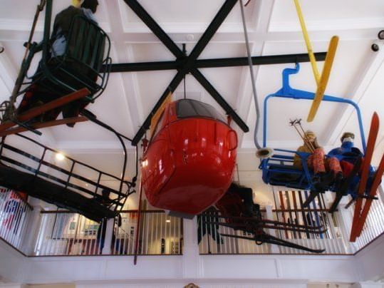 A helicopter at the Museum and History near Topnotch Stowe Resort