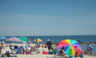 Crowd at Falmouth Heights Beach