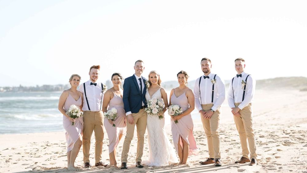 Beachside Wedding on the central coast