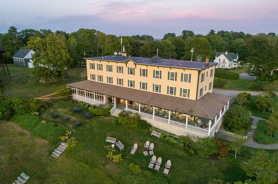Aerial view of Mountain View Grand Resort at Hay Creek Hotels