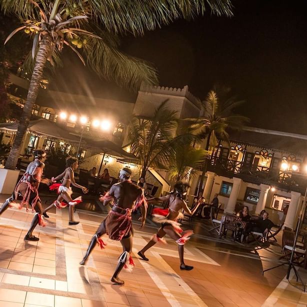 Evening entertainment for guests at Serena Beach Resort & Spa