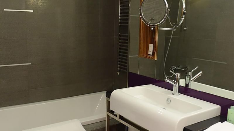 Bathroom in Executive Room at Warwick Stone 55 - Beirut
