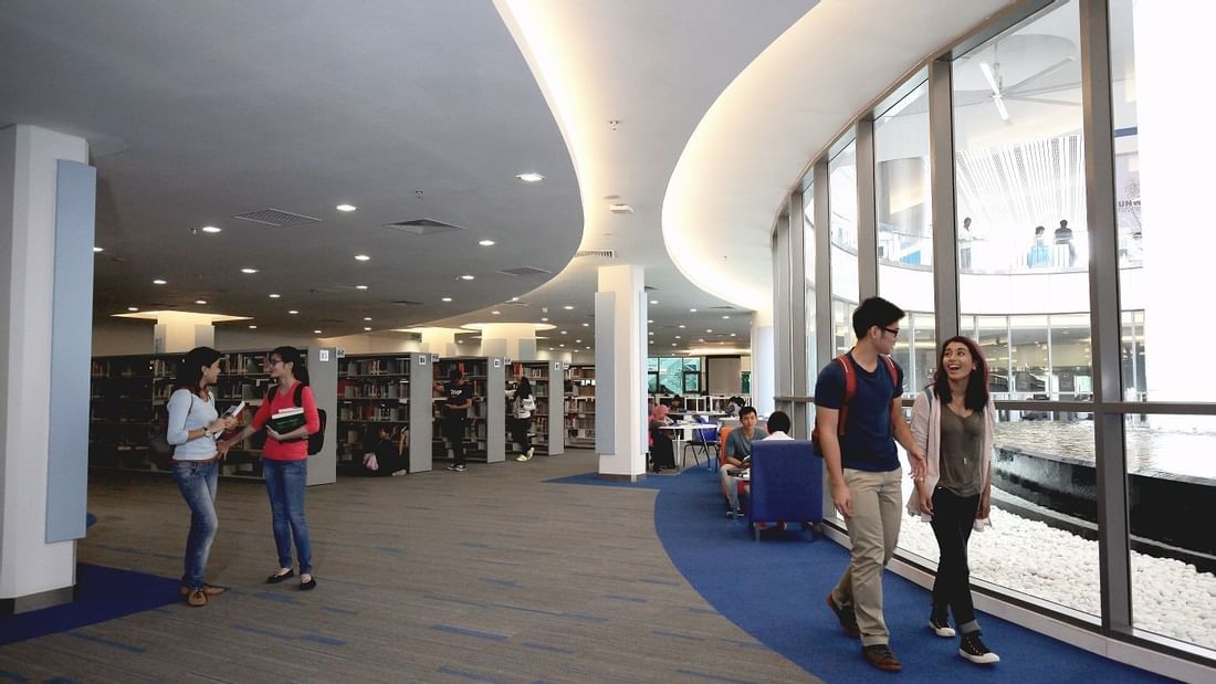 Interior view of Sunway University near Sunway Hotel Pyramid