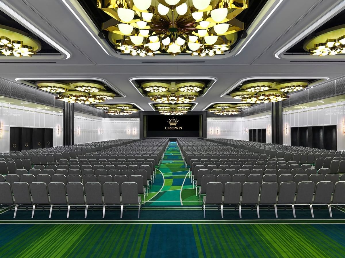 Interior of The Crown Ballroom Theatre at Crown Hotel Perth
