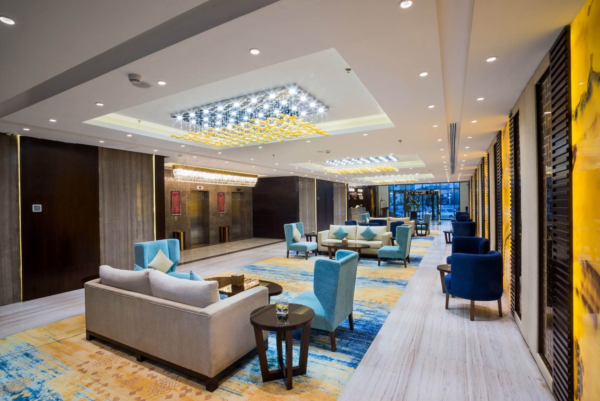 Lobby and Lounge Area at Naviti by Warwick Dammam