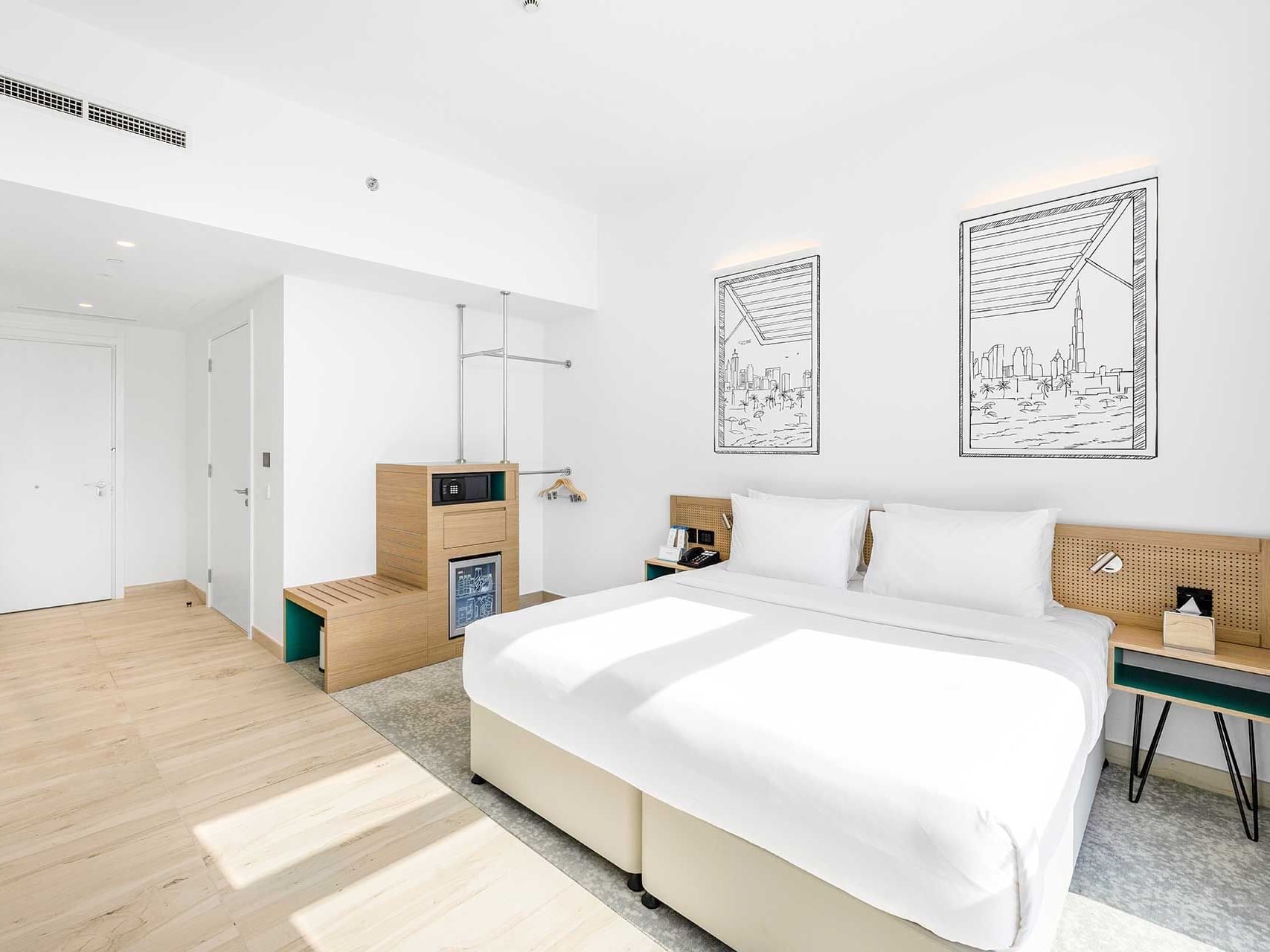 Family Room with 4 Connecting Rooms at ECOS Hotel Dubai