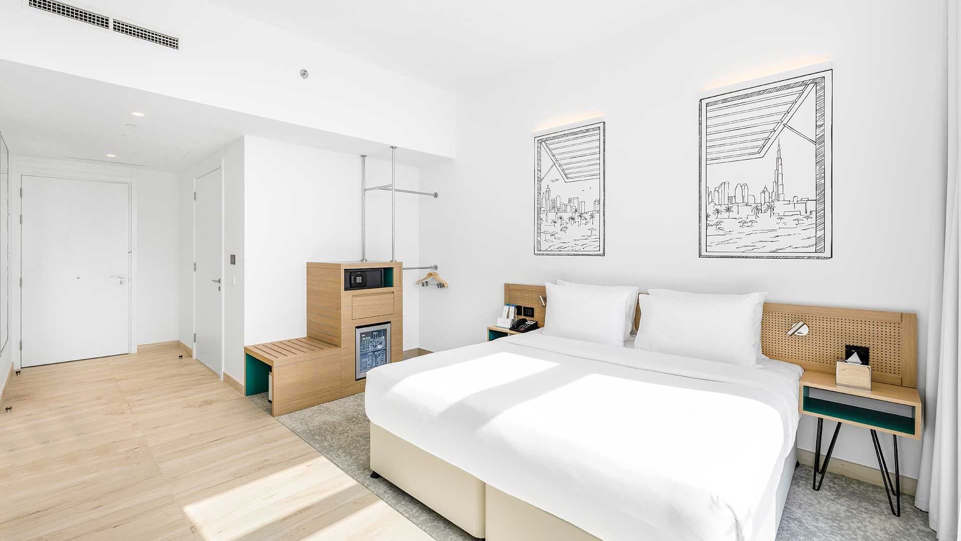 Family Room with 4 Connecting Rooms at ECOS Hotel Dubai