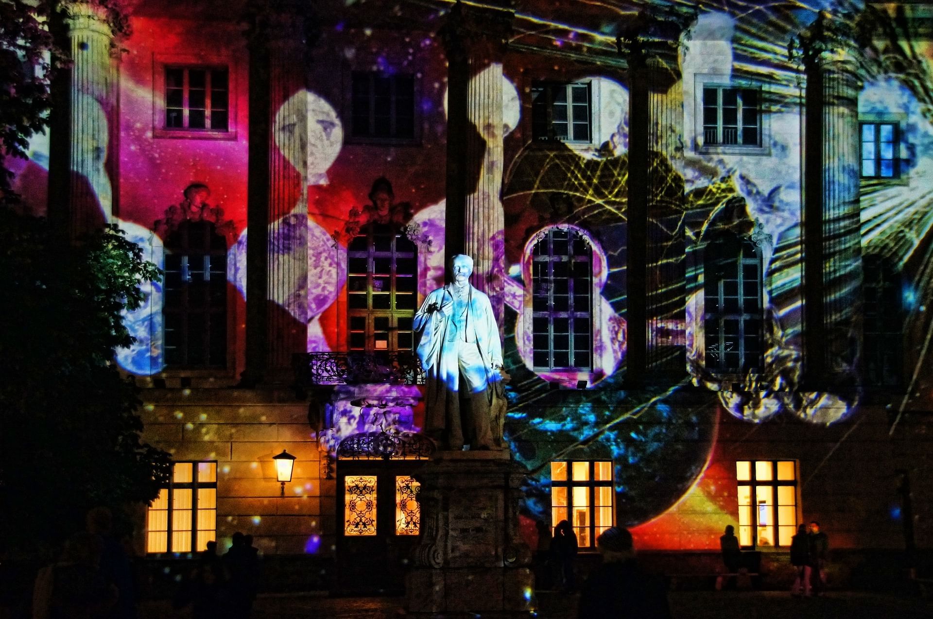 Illuminated facade, Festival of Lights Berlin