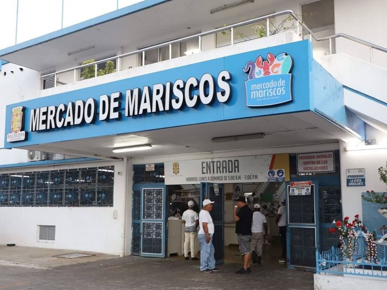 Exterior of Fish Market near Megapolis Hotel Panama