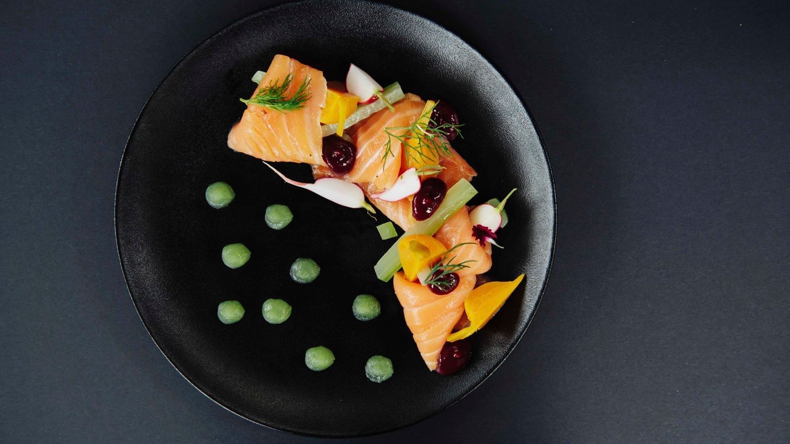 Close-up of delicious food plate served at Pullman Port Douglas Sea Temple Resort & Spa