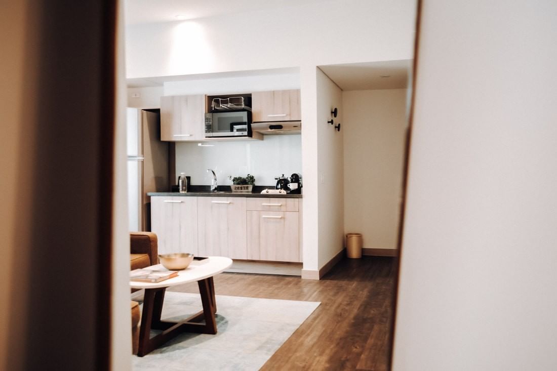 Kitchenette & lounge area in a Room at Casa Mali by Dominion