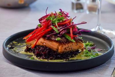 Dining at Stien Eriksen Lodge