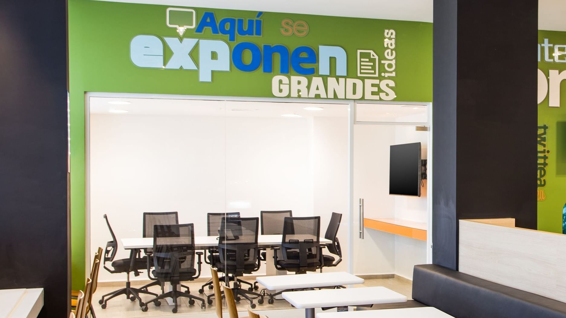 Interior of the dining area at One Durango