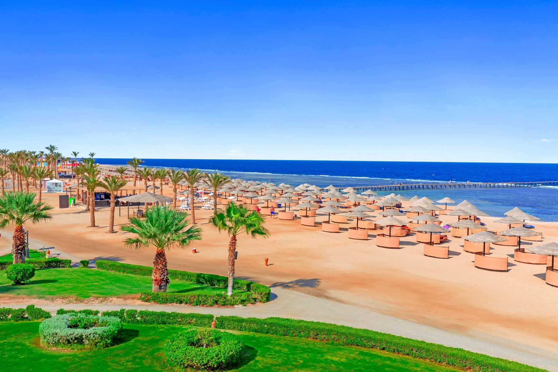 Beach near Pickalbatros Sands Hotel in Port Ghalib