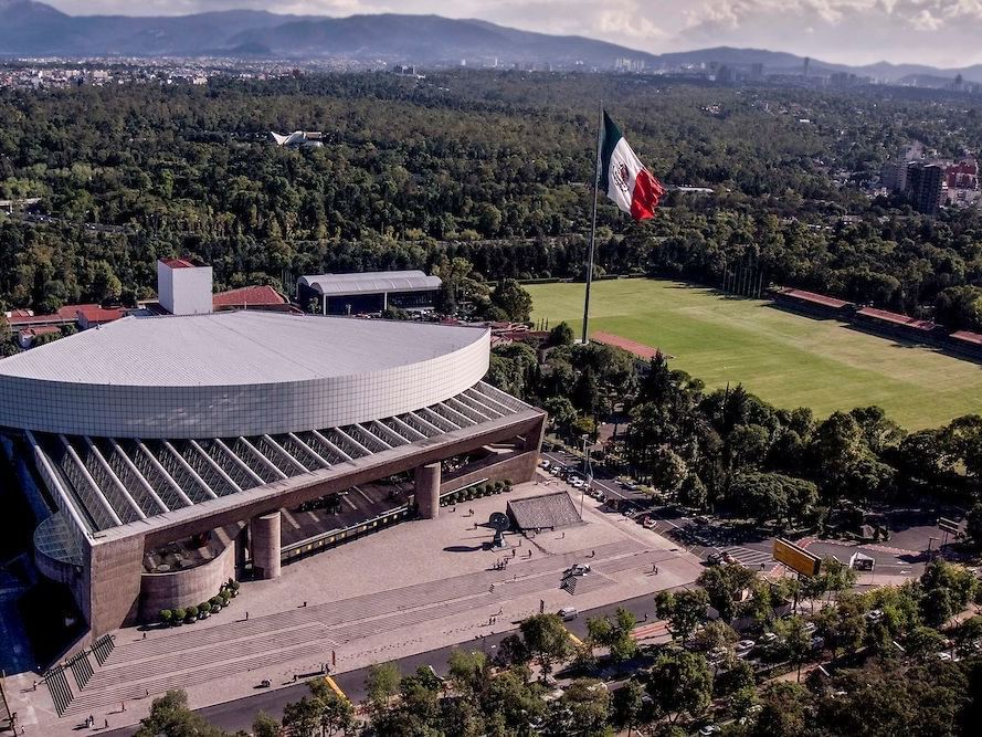 
Distant view of the National Auditorium near Marquis Reforma