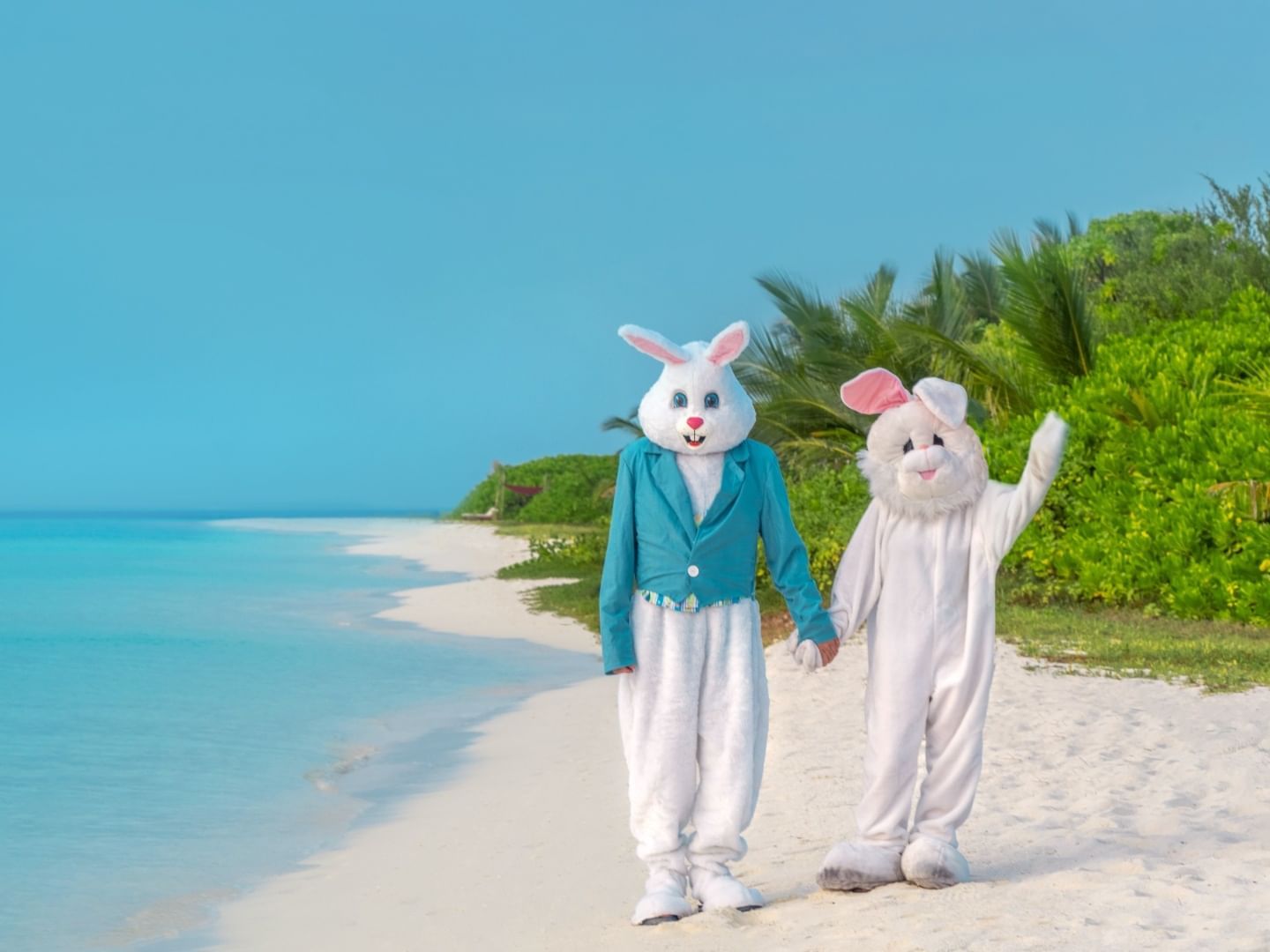 Easter Bunny at North Point Beach