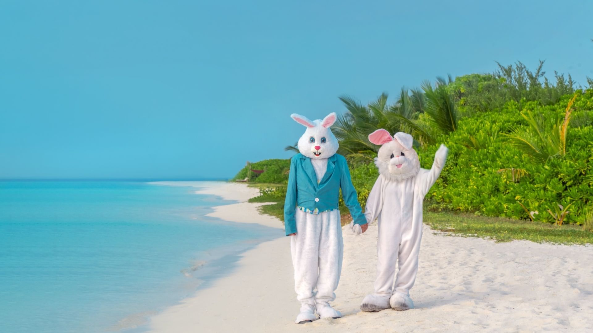 Easter Bunny at North Point Beach