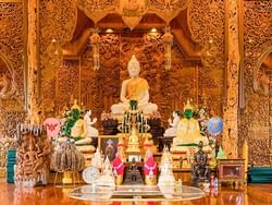 Statue of Load Buddha in Wat Khao Chawang near Chatrium Resort