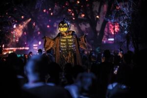 People at a Halloween Event near Rosen Inn International