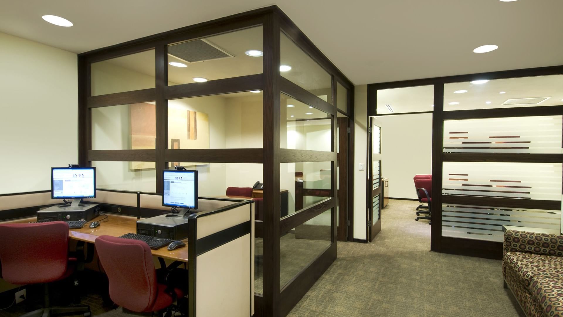 Interior of the Business Center at Fiesta Inn Ciudad Obregón