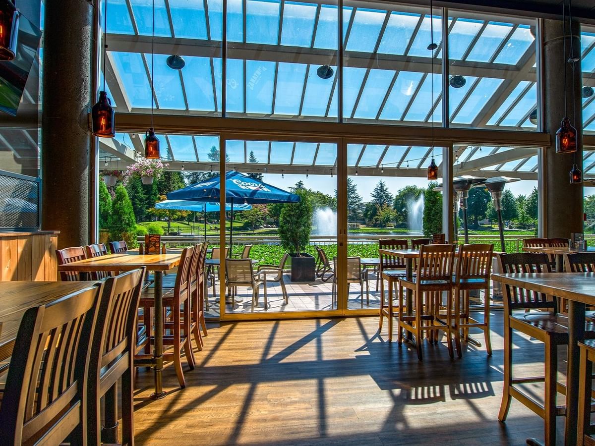 Montana's BBQ & Bar restaurant with patio