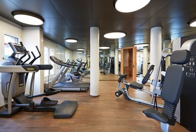 Fitness Gym at Hotel Seehof Davos