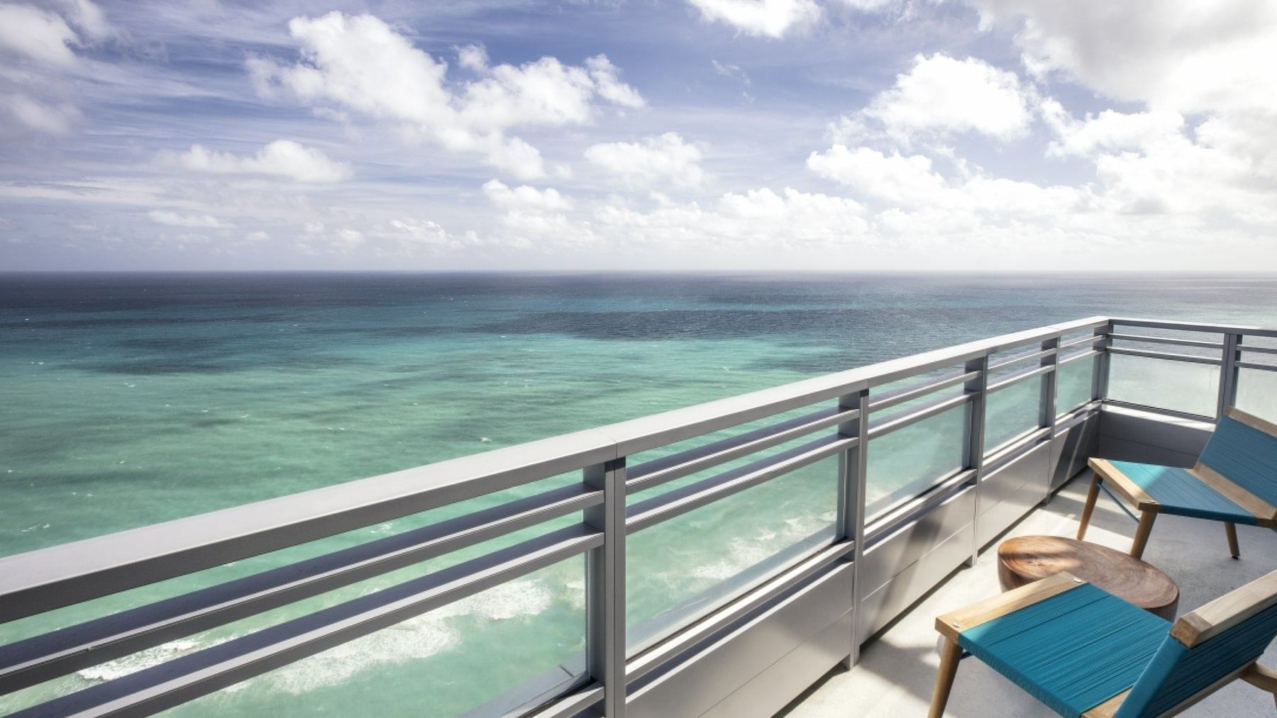 Sea view from the Corner Suite Balcony at The Diplomat Resort